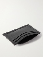 Alexander McQueen - Logo-Print Full-Grain Leather Cardholder