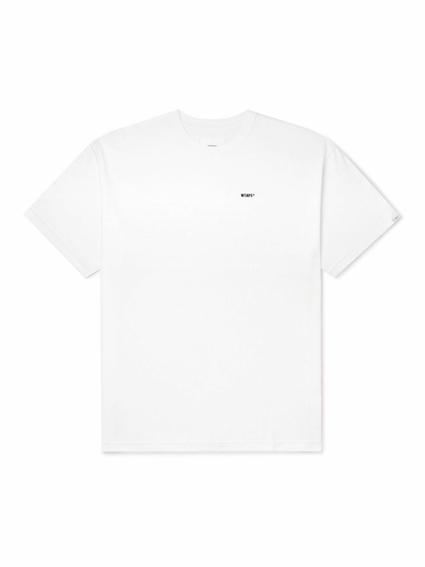 Photo: WTAPS - Logo-Embroidered Cotton-Jersey T-Shirt - White