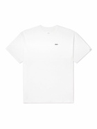 WTAPS - Logo-Embroidered Cotton-Jersey T-Shirt - White