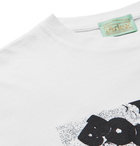 Aries - Printed Cotton-Jersey T-Shirt - White