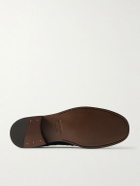 Acne Studios - Boafer Embellished Leather Loafers - Black