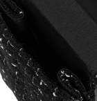 AMIRI - Leather-Trimmed Tweed Harness Bags - Black