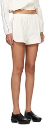 GANNI White Shell Shorts