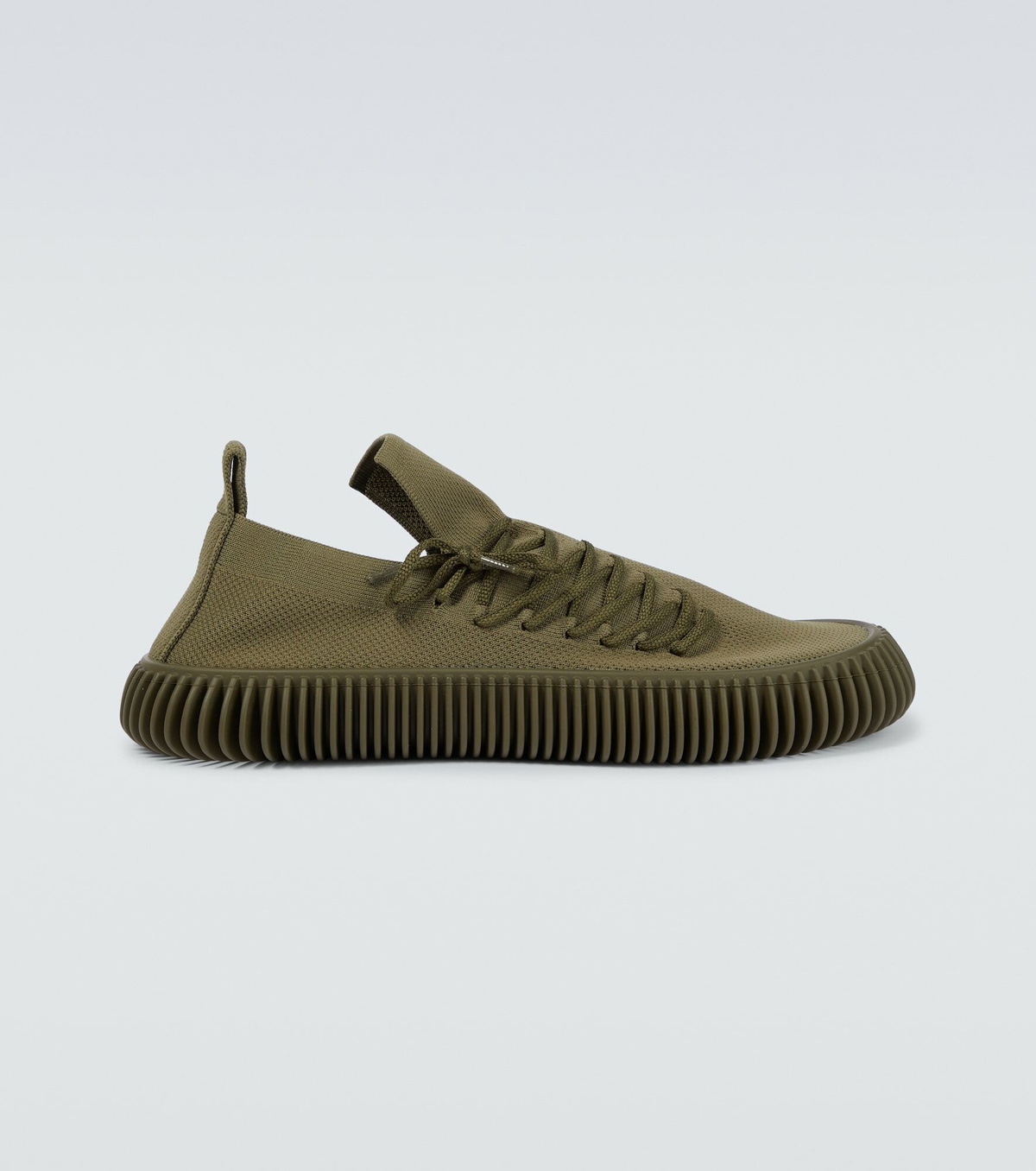 スニーカー *BOTTEGA VENETA* Ripple Sneakers Kiwi 690123V1NW07072 690123 Bottega Veneta Green Ripple Sneakers Bottega Veneta
