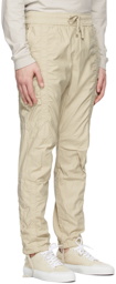 John Elliott Tan Cotton Poplin Frame Cargo Pants