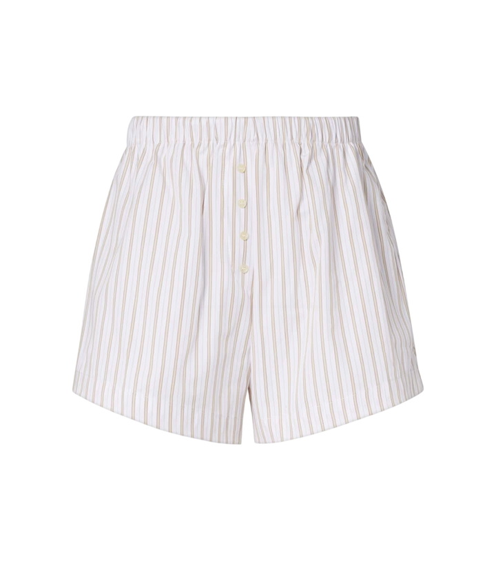 Photo: Leset Yoshi striped cotton-blend twill boxers