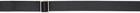 Toga Pulla Black Leather Nylon Chain Belt