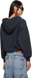 Rhude Black Monaco Regatta Full-Zip Hoodie