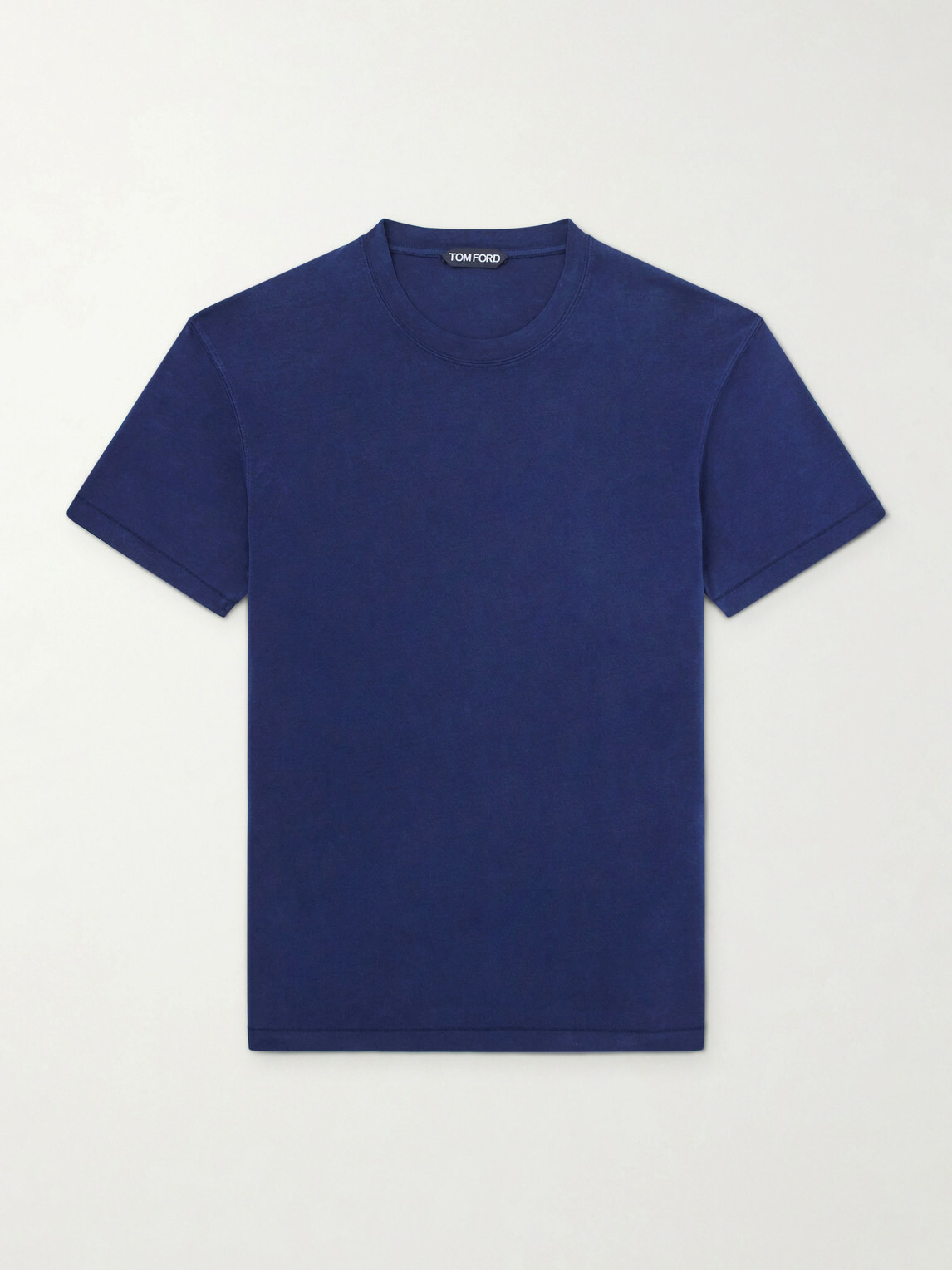 TOM FORD - Lyocell and Cotton-Blend T-Shirt - Blue