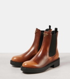 Prada Leather Chelsea boots