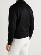 TOM FORD - Slim-Fit Jersey Half-Zip Sweatshirt - Black