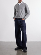 Begg & Co - Heriot Half-Zip Cashmere Sweater - Gray
