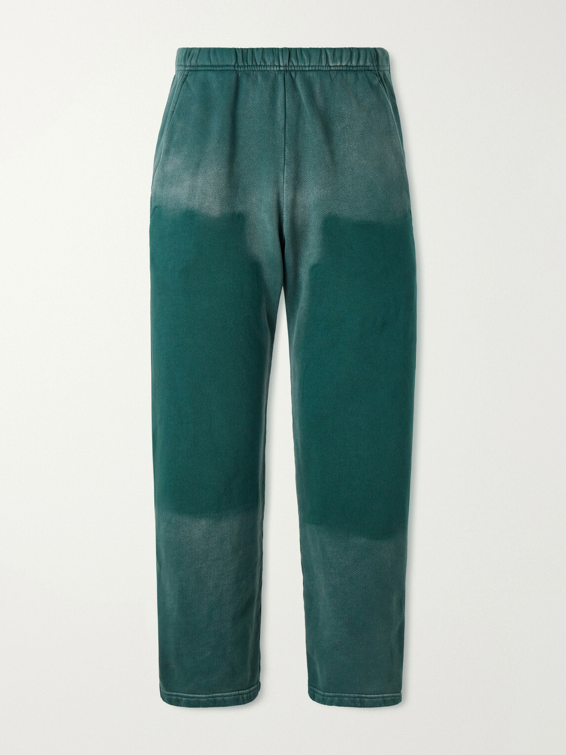 Les Tien - Straight-Leg Cotton-Jersey Sweatpants - Green