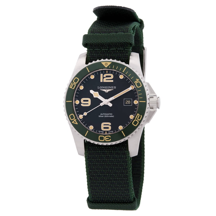 Photo: Longines Hydroconquest Automatic Grey Dial Mens Watch L3.781.4.05.2