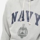 Uniform Bridge Men's Vintage US Navy Popover Hoody in Grey