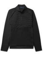 adidas Golf - Frostguard Quilted Recycled Primegreen Half-Zip Golf Jacket - Black