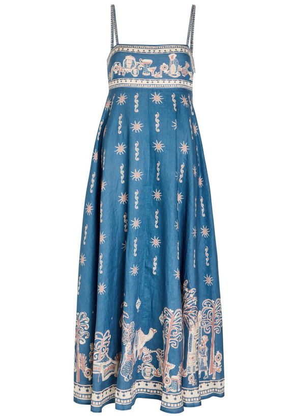 sachin and babi light blue dress High Waisted Pants | High Waist Pants For Women main image 1