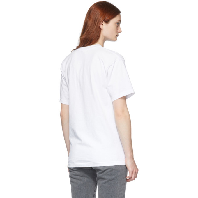 Sporty & Rich NY Health Club T-Shirt - White/Navy White / Medium