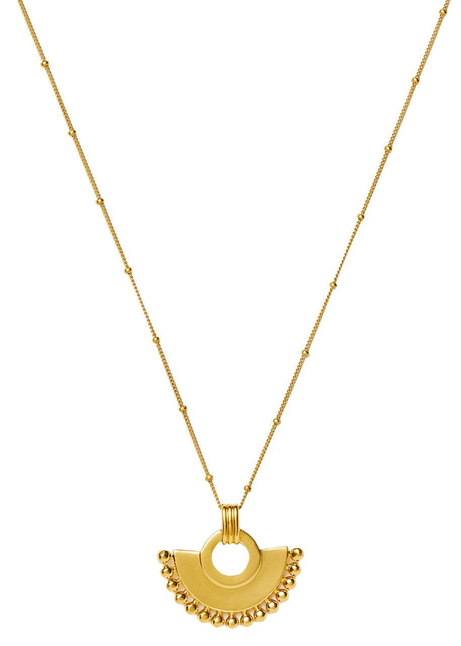 Missoma Women's x Savi Ridge Droplet Pendant Cord Necklace