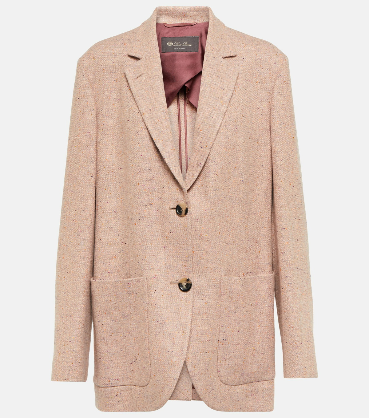 Loro Piana - Bitsy cashmere tweed blazer