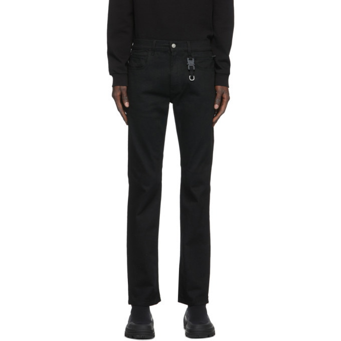 Photo: 1017 ALYX 9SM Black Six-Pocket Jeans