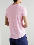 Orlebar Brown - Slim-Fit Linen-Jersey T-Shirt - Pink