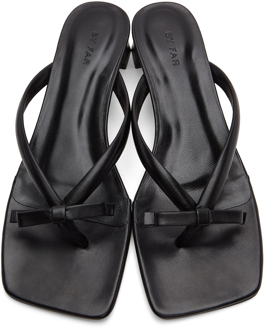 BY FAR Black Bibi Heeled Sandals By Far