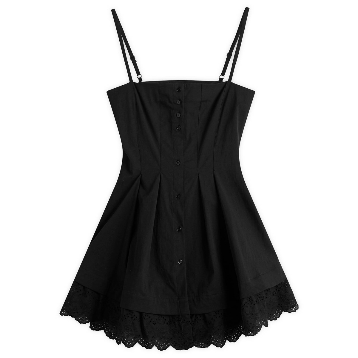 【PEACHY DEN】Romy Mini Dress ブラック Peachy Den Romy Mini Dress in Black | Lyst