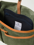 Bleu de Chauffe - Musettes Leather-Trimmed Suede Messenger Bag