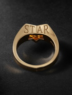 Stephen Webster - Rockstar 18-Karat Recycled Gold Citrine Pinky Ring - Gold