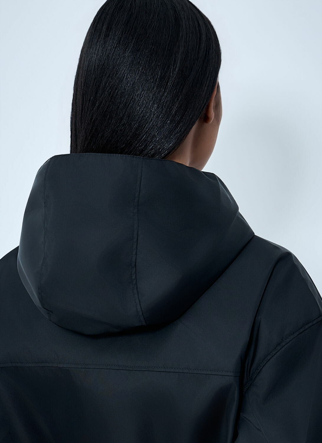 Prada Re-Nylon Hooded Belted Anorak Jacket