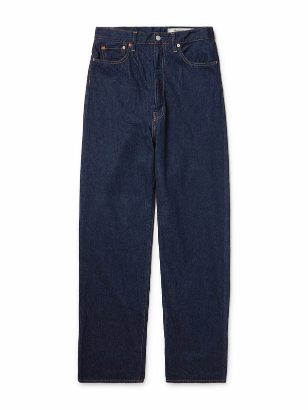 Photo: KAPITAL - New Momonroe Wide-Leg Jeans - Blue
