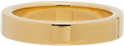 MM6 Maison Margiela Gold Logo 6 Band Ring