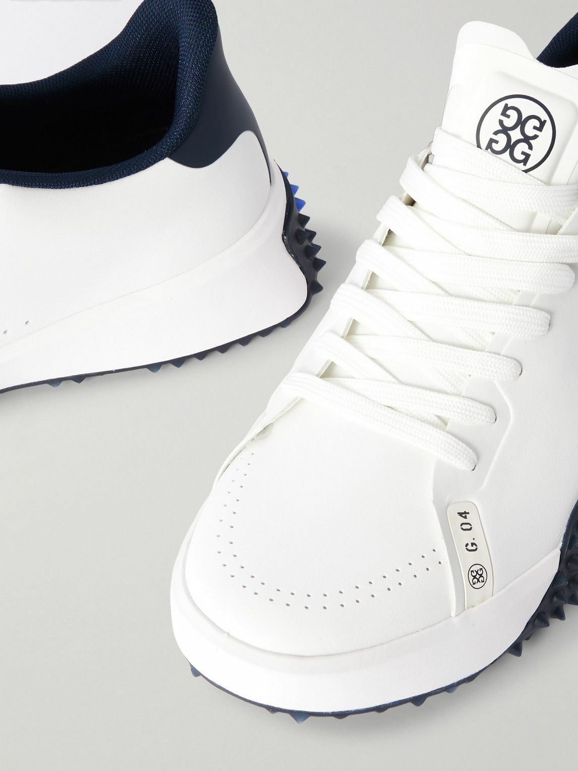 G/FORE - G.112 Printed Two-Tone Golf Sneakers - White