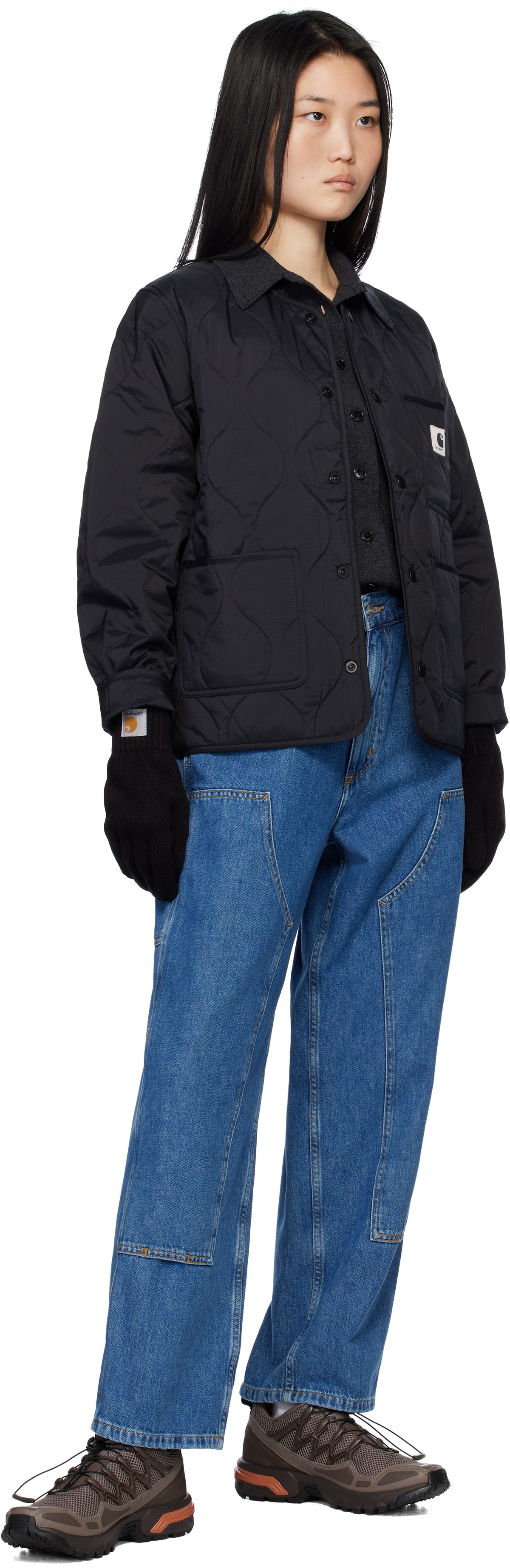 Carhartt Work In Progress Black Skyler Liner Puffer Jacket
