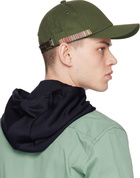 Paul Smith Khaki Signature Stripe Baseball Cap