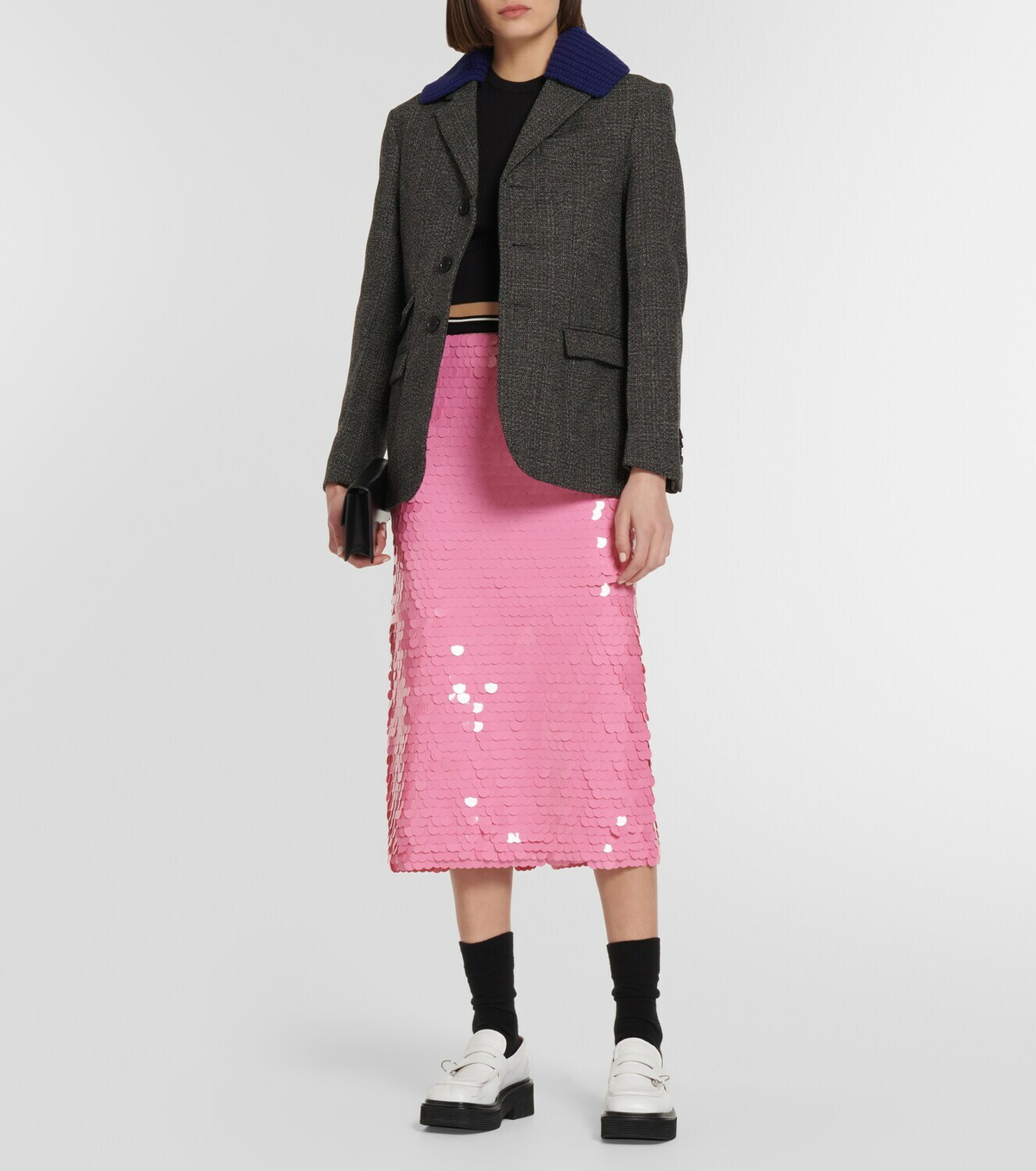 Plan C - Wool and cotton blazer