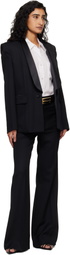 Victoria Beckham Black Jumbo Dorian Belt