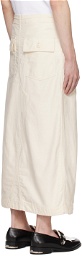 NEEDLES Off-White Fatigue Midi Skirt