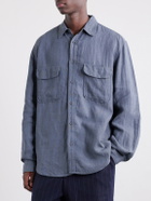 KAPITAL - Linen Shirt - Blue
