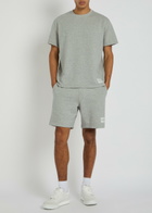 Givenchy Logo Cotton Shorts Light Grey