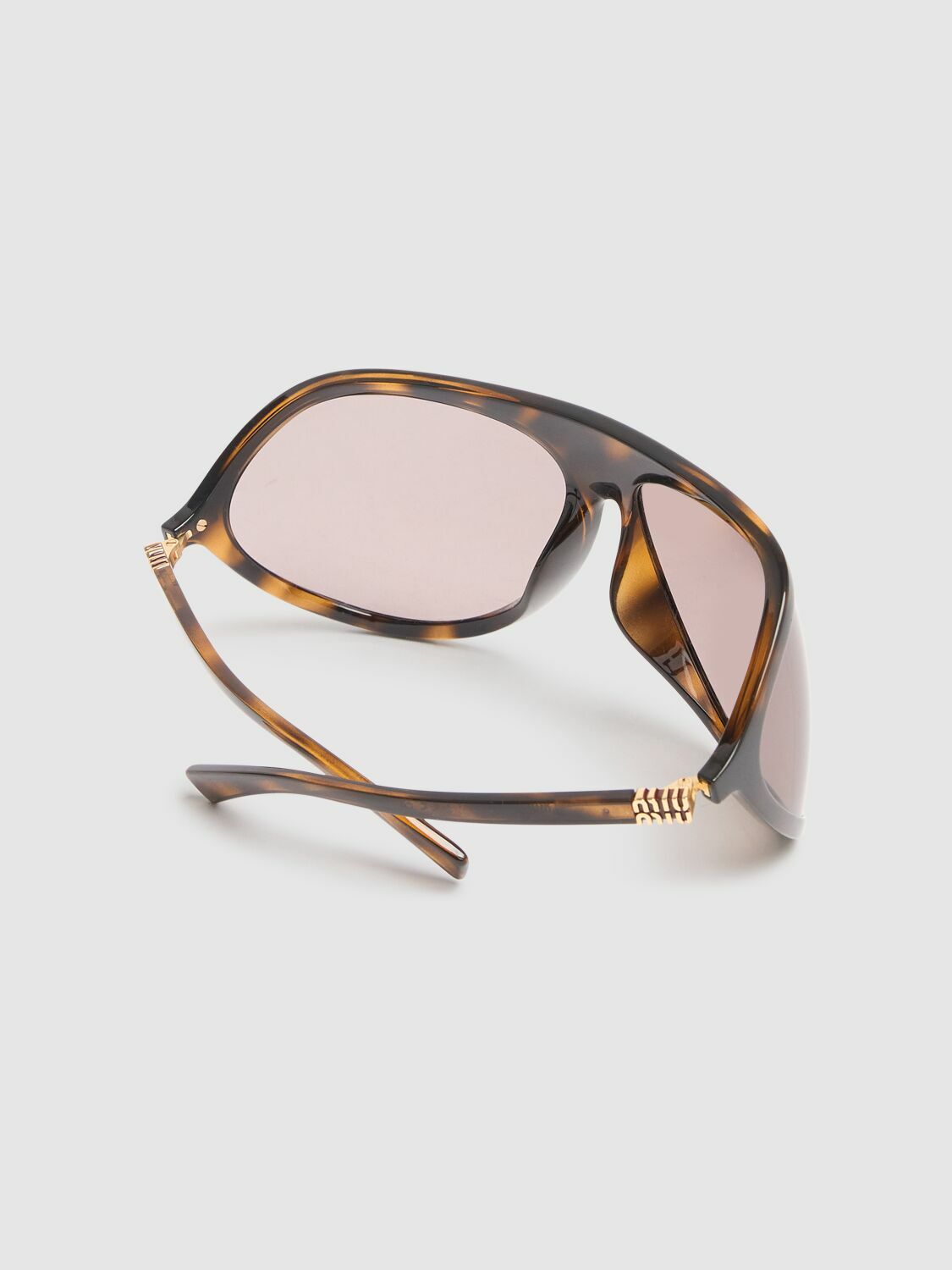 MIU MIU Mask Oversize Acetate Sunglasses Miu Miu display picture 1