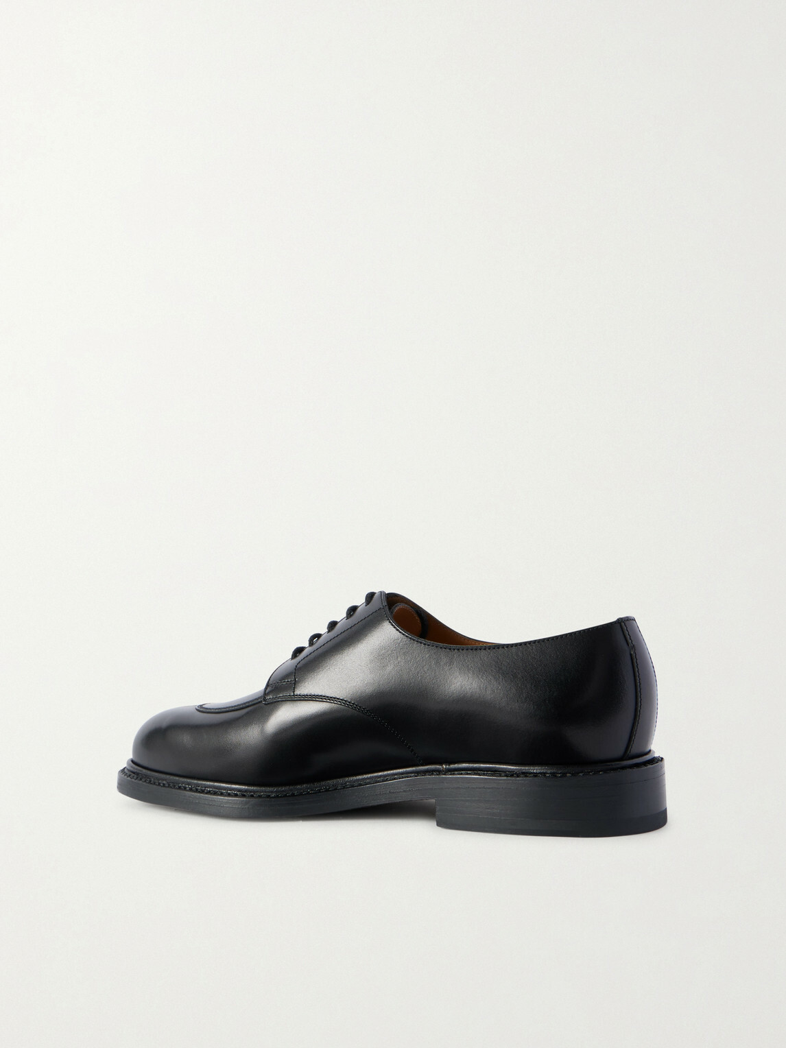 J.M. Weston - Leather Derby Shoes - Black