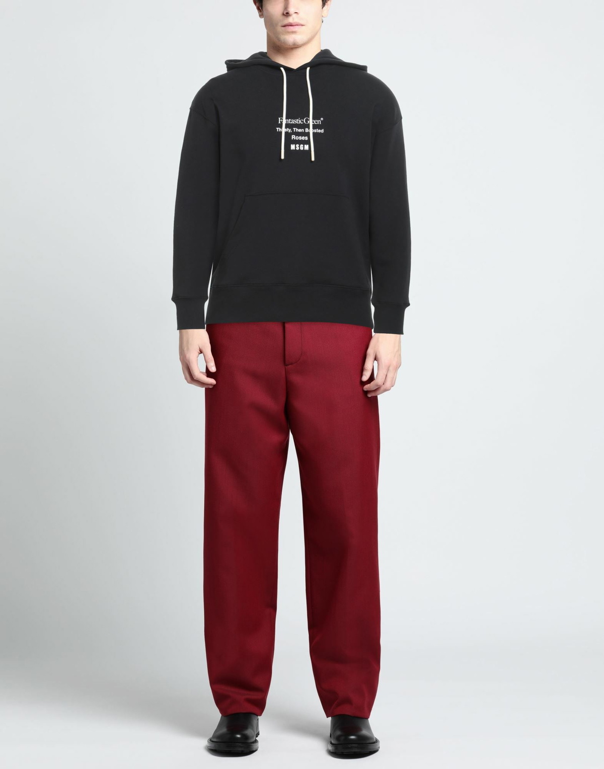 Msgm Mens Sweatshirt in Black