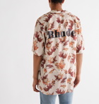 Rhude - Camp-Collar Printed Voile Shirt - Multi