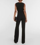 Balmain Embellished crêpe jumpsuit