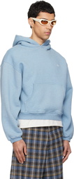ERL Blue Heathered Hoodie
