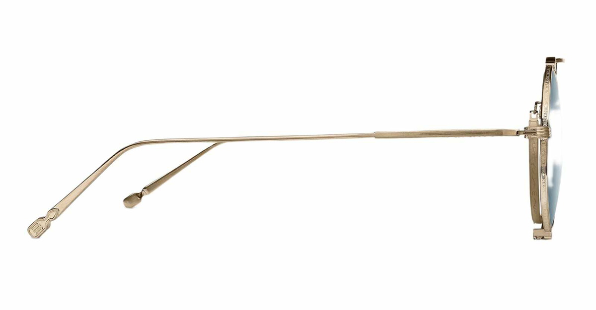 Matsuda M3154 - Brushed Gold / Blue Grey Sunglasses