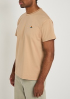 Vivienne Westwood Classic Logo Stretch-cotton T-shirt Brown