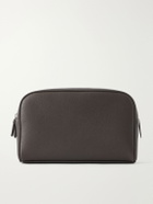 George Cleverley - Full-Grain Leather Wash Bag - Brown